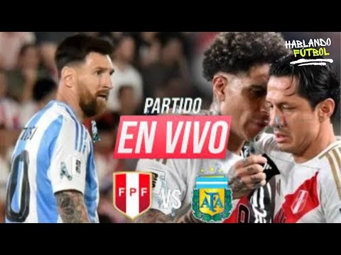 Argentina vs Perú 🚨🚨 En vivo - Fecha 12  Eliminatorias Mundial FIFA 2026