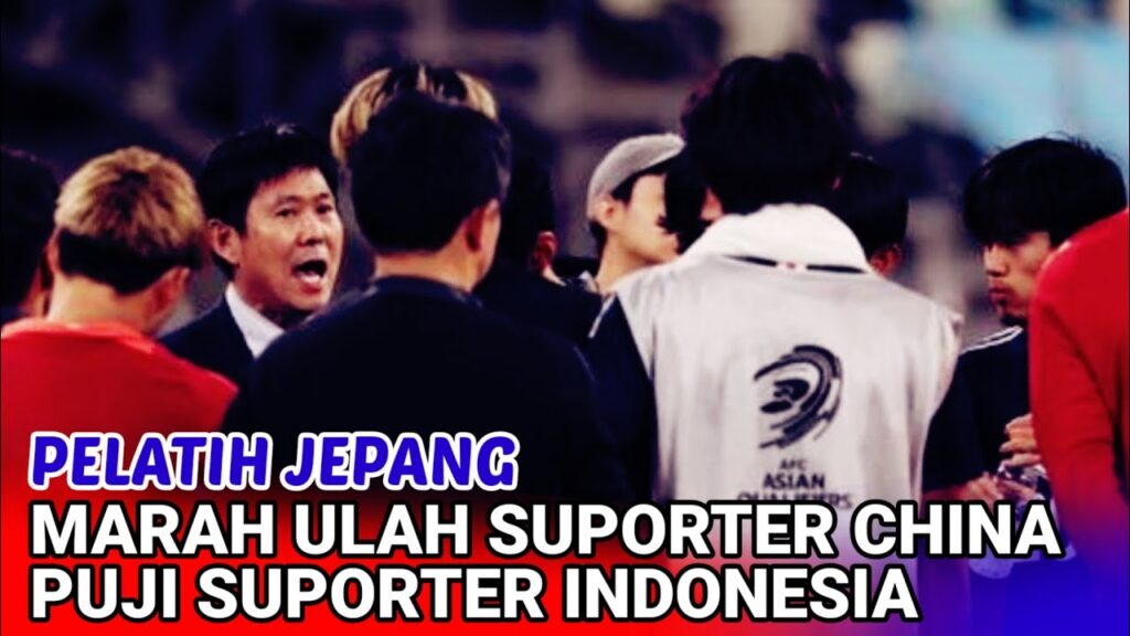 PELATIH JEPANG HAJIME MORIYASU MARAH ULAH SUPORTER CHINA