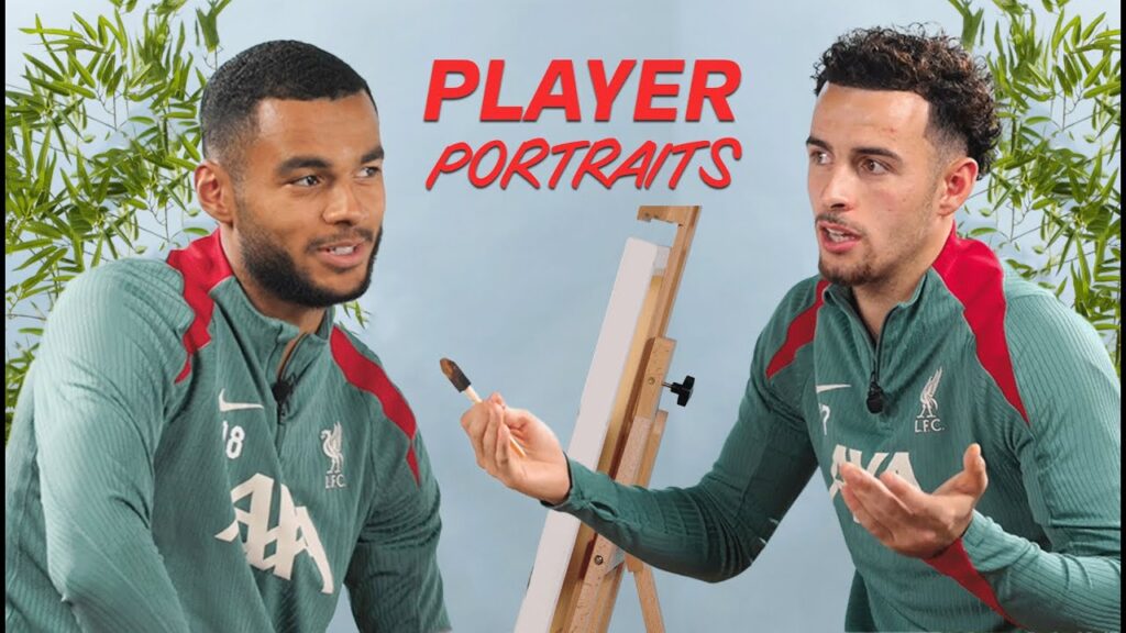 📞 'Cody can you help me?!' | Player Portraits with Curtis Jones & Cody Gakpo | Liverpool FC