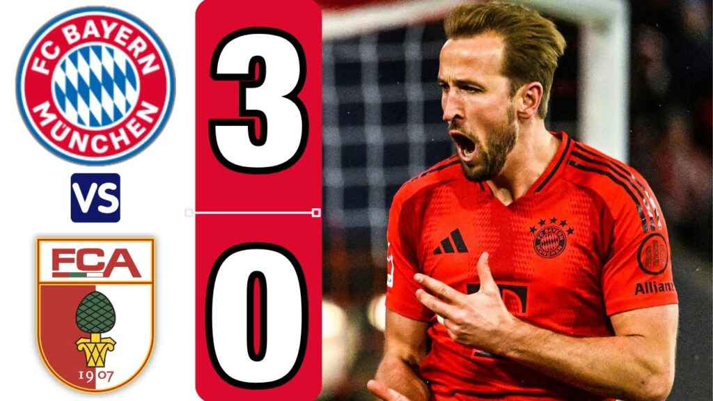Harry Kane’s Hat-Trick Heroics! Bayern München vs Augsburg (3-0) | Highlights | Bundesliga 2024/25 Harry Kane's Hat-Trick Heroics! Bayern München vs Augsburg (3-0) | Highlights | Bundesliga 2024/25