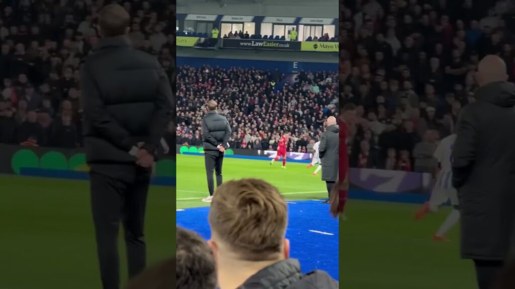 A blistering run down the wing from Tariq Lamptey #football #carabaocup #brighton