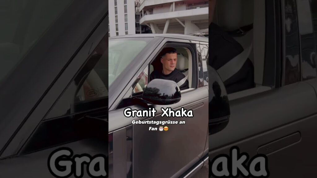 Granit Xhaka mit Geburtstagsgrüsse an Fan 🎂😍| Danke an @geldmrfifa_ fürs Video. | #xhaka