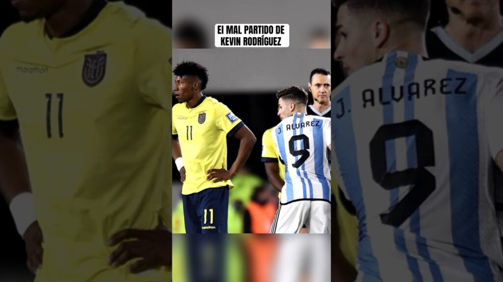 PÉSIMO PARTIDO DE KEVIN RODRÍGUEZ #ecuador #latri #idv