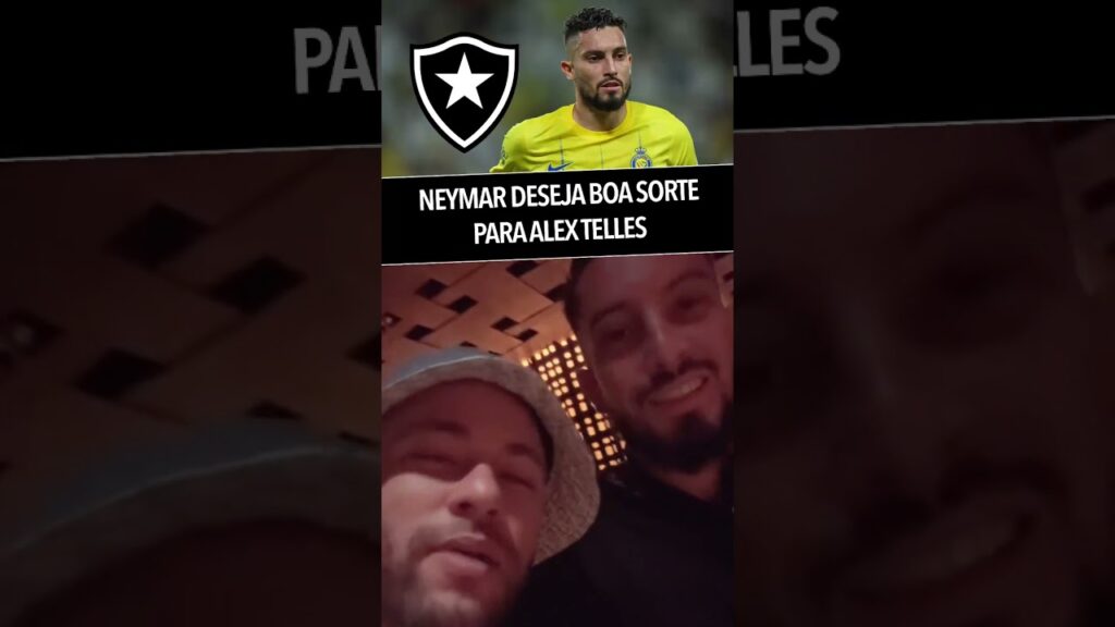 E com a aposta paga 😂 Neymar 🤝 Alex Telles #shorts
