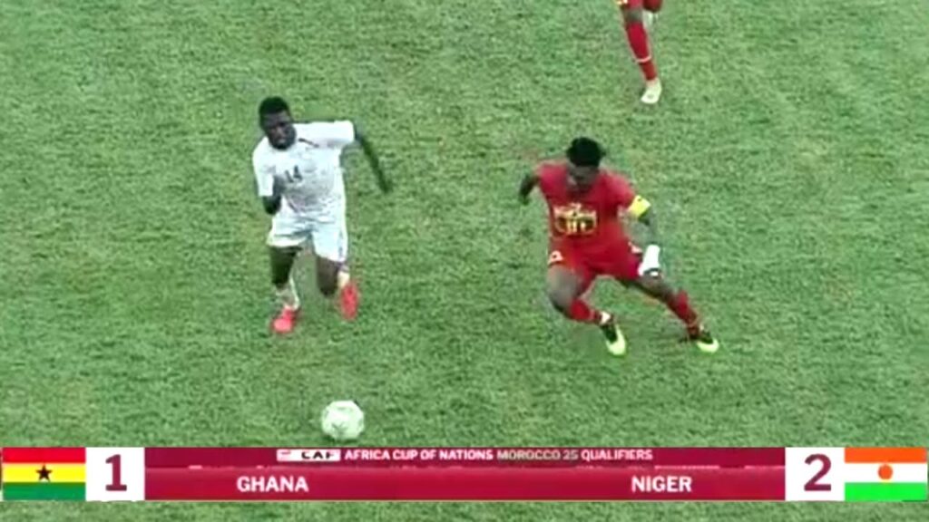 Ghana vs Niger 1 - 2 Highlights Afcon 2025 Qualifiers