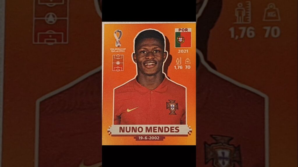 Nuno Mendes Panini Sticker @Fußball_Sticker6284