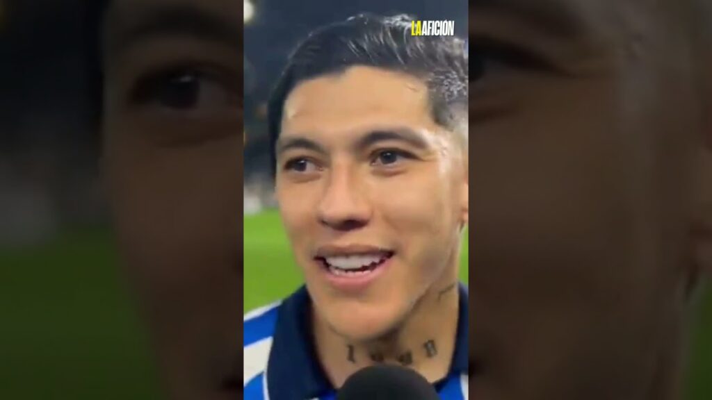 Gerardo Arteaga, tras marcar su primer gol con la camiseta de Rayados