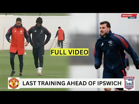 🔴 𝐉𝐔𝐒𝐓 𝐈𝐍:✅MASON MOUNT IMNPRESSED IN RUBEN AMORIM'LAST TRAINING SESSION AS UNITED HEAD COACH