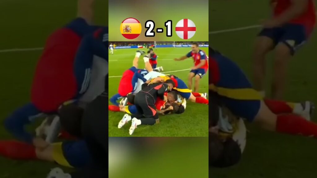 Spain vs England 2-1 | Euro 2024 Final #football #shorts