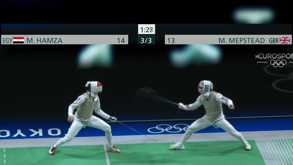 Tokyo 2021 [T32] Mepstead (GBR) v Hamza (EGY) | Olympic Fencing | Men's Foil Individual Highlight