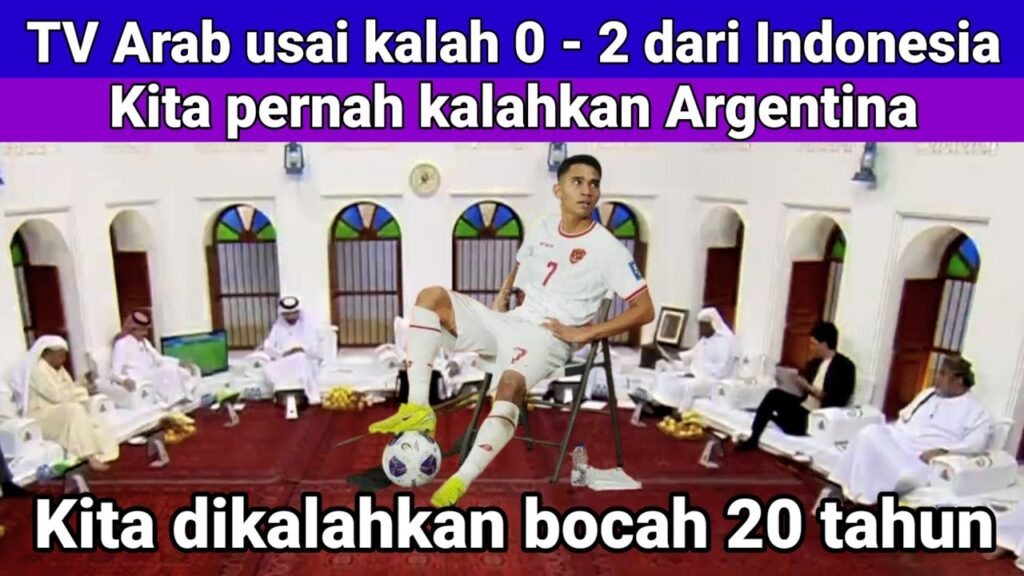 Debat TV Arab bahas Timnas Indonesia VS Arab Saudi kalah 2 - 0