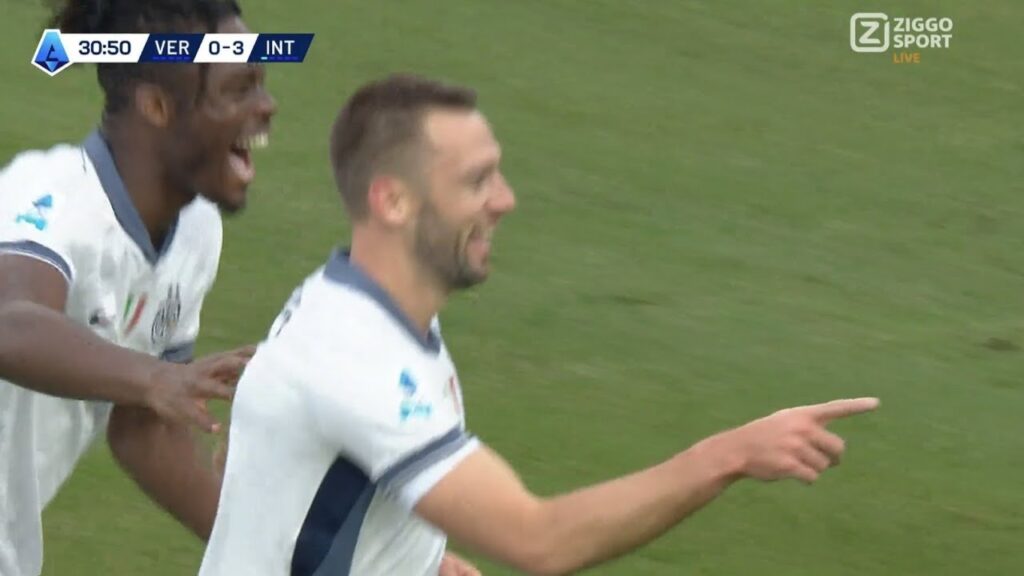 Stefan de Vrij Goal,Hellas Verona vs Inter(0-4) All Goals and Extended Highlights