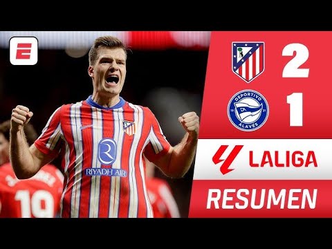 ATLÉTICO DE MADRID 1 - RCD. ALAVÉS 1 / HIGHLIGHTS RESUMEN LALIGA Jornada 14 2024/25
