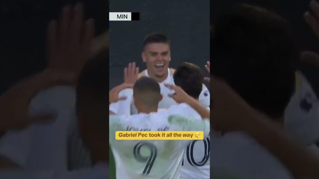 Gabriel Pec scored a stunner in LA Galaxy’s 6-2 win over Minnesota United 🤩