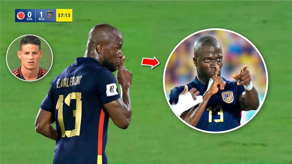 ¿A QUIÉN MANDÓ a CALLAR ENNER VALENCIA en el FESTEJO del GOL contra COLOMBIA?