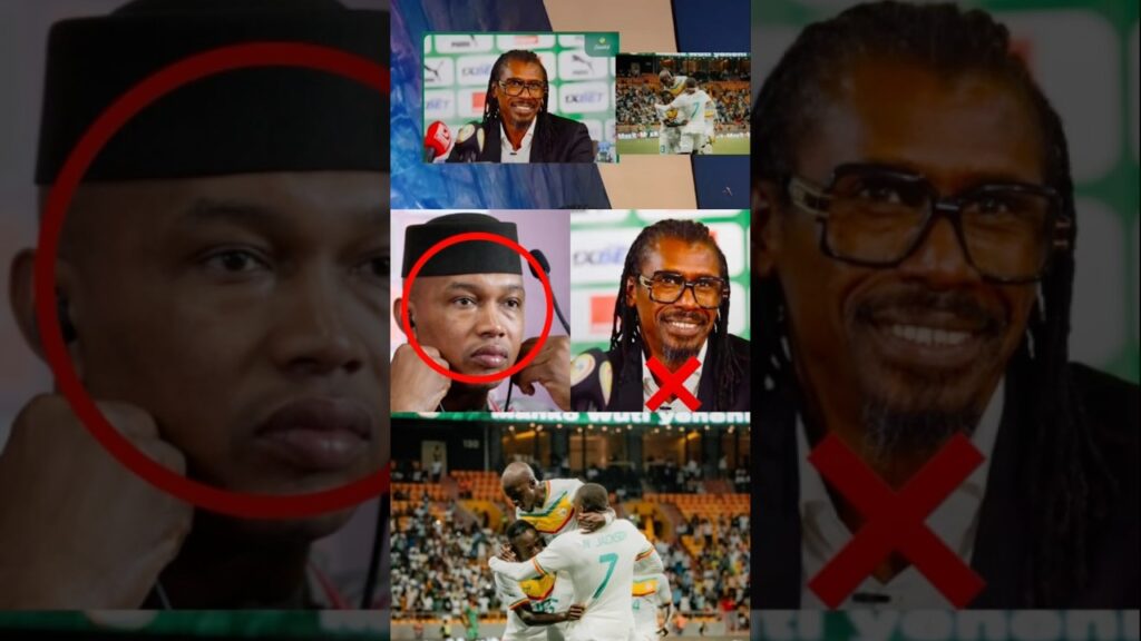 Regardez El hadji Diouf humilie Aliou Cissé après Sénégal vs Burkina Faso
