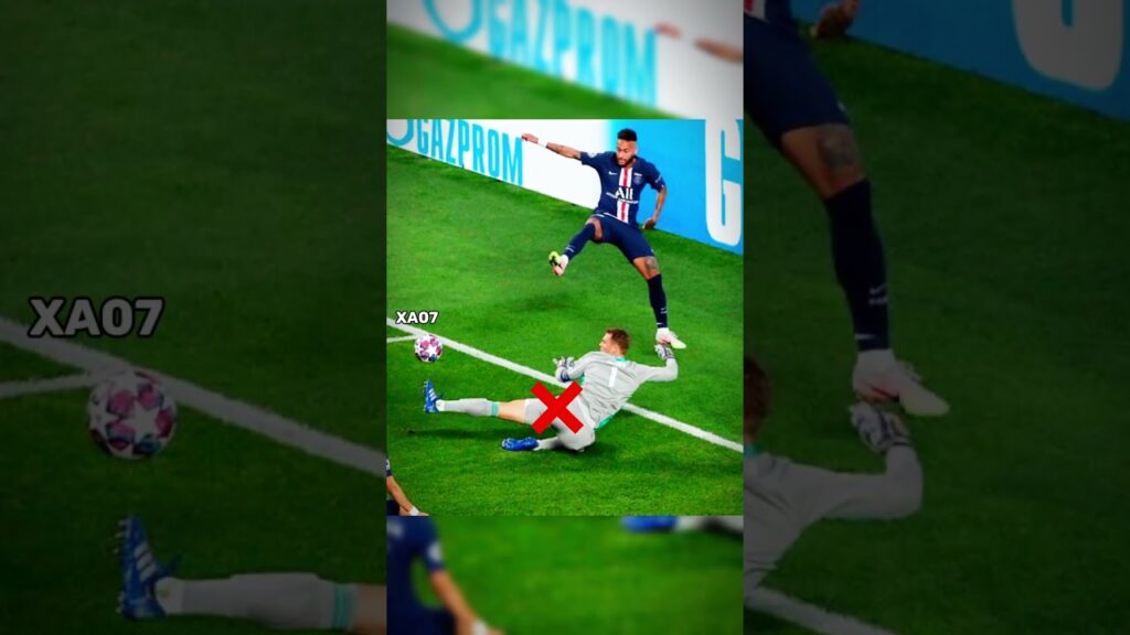 Manuel Neuer Against Ronaldo🥶☠️ #shorts #ronaldo #messi #shortsvideo