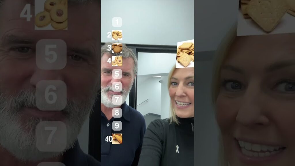 Roy Keane blind ranking his favourite biscuits 🍪
