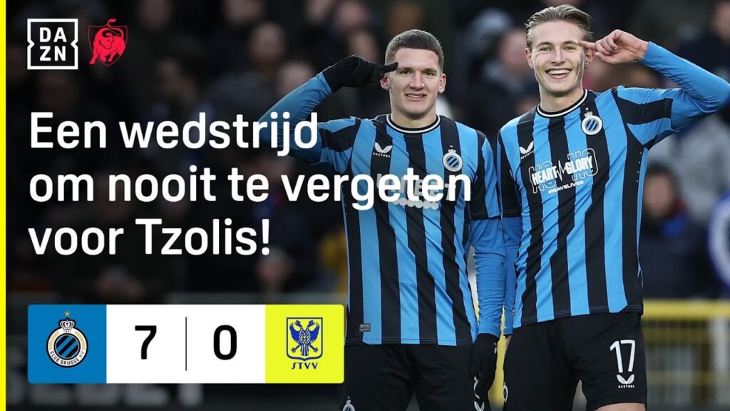 Club Brugge verwent Jan Breydel met 7 doelpunten. 🥳🔵⚫️ | Club Brugge vs. STVV
