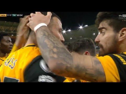 Romain Saiss Equalizer Goal Vs Tottenham | Tottenham Vs Wolves 1-1.