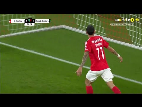 Gols de Angel Di Maria Hattrick, Benfica x Estrela Da Amadora (7-0) Todos os gols estendidos