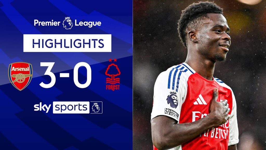 Saka shines in win over Forest ⭐ | Arsenal 3-0 Nottingham Forest | Premier League Highlights
