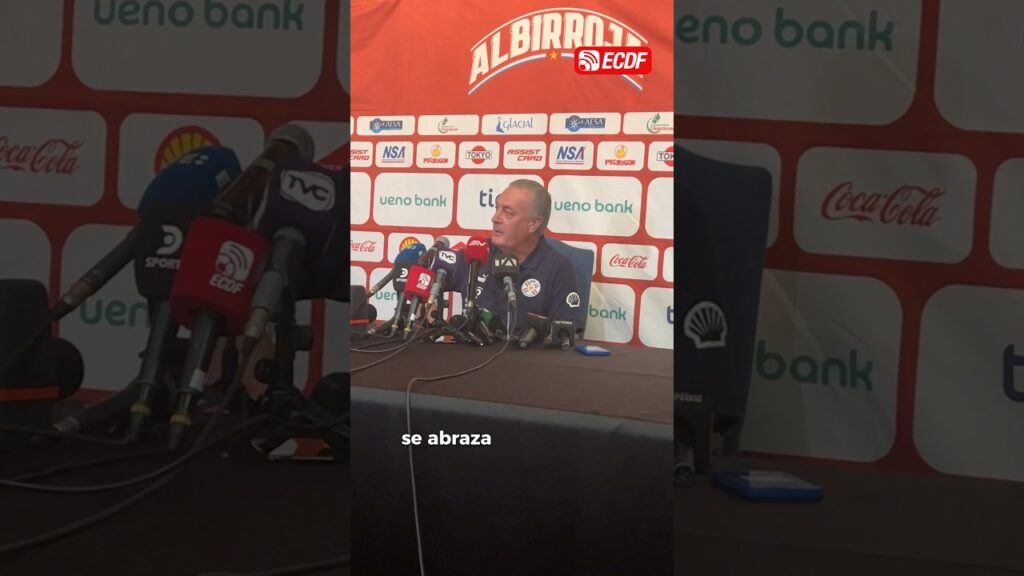 GUSTAVO ALFARO LLORÓ EN RUEDA DE PRENSA 🇪🇨🇵🇾 #shortvideo