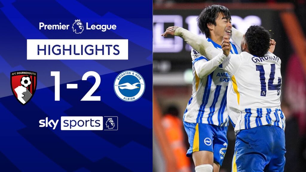 Clinical Brighton hold on against Cherries after red! | Bournemouth 1-2 Brighton | EPL Highlights