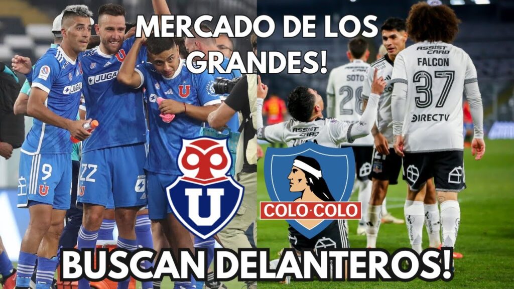 COLO COLO Y LA U BUSCAN 9! PALACIOS NO VA A BOCA? MARCELO? MORA? CORTES? MATEOS A HUACHIPATO!