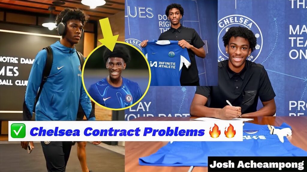Chelsea Latest🔥 18-year-old Josh Acheampong Transfer talks, New contract negotiations, PSG Madrid…