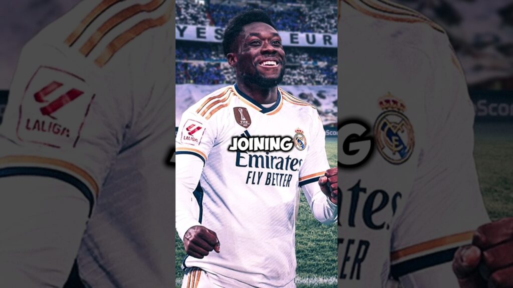 Alphonso Davies on his way to Real Madrid #shorts
