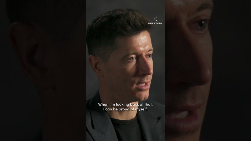 Lewandowski reflects on joining Messi and Ronaldo as the only players to score 100 UCL goals ⚽️