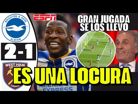 BRUTAL JUGADA SE LOS LLEVÓ PERVIS ESTUPIÑÁN HIZO UNA LOCURA CON GRAN VELOCIDAD DIÓ GOLES SORPRENDE