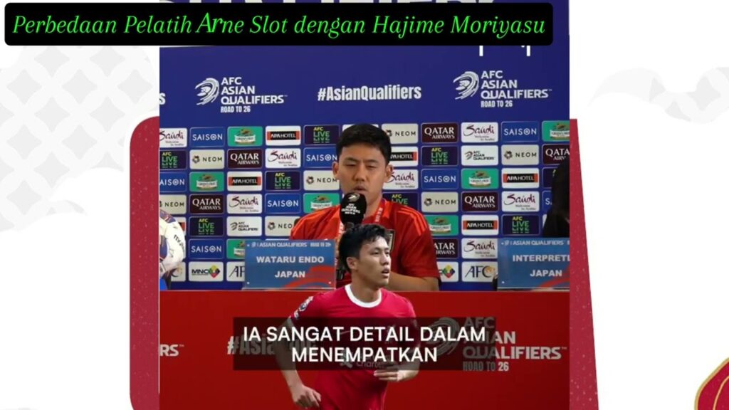 Wataru endo Menjelaskan Perbedaan Taktik antara Arne Slot dan Hajime Moriyasu #football #timnasday