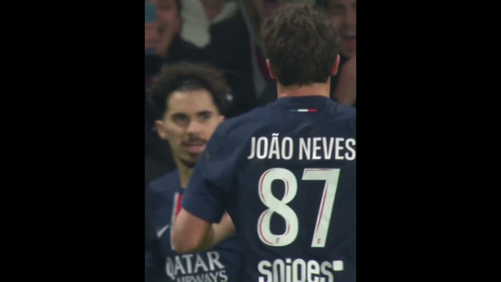 João Neves and Vitinha score crazy goals 😱🇵🇹  #Ligue1McDonalds #PSG #JoaoNeves #Vitinha #Potuguese