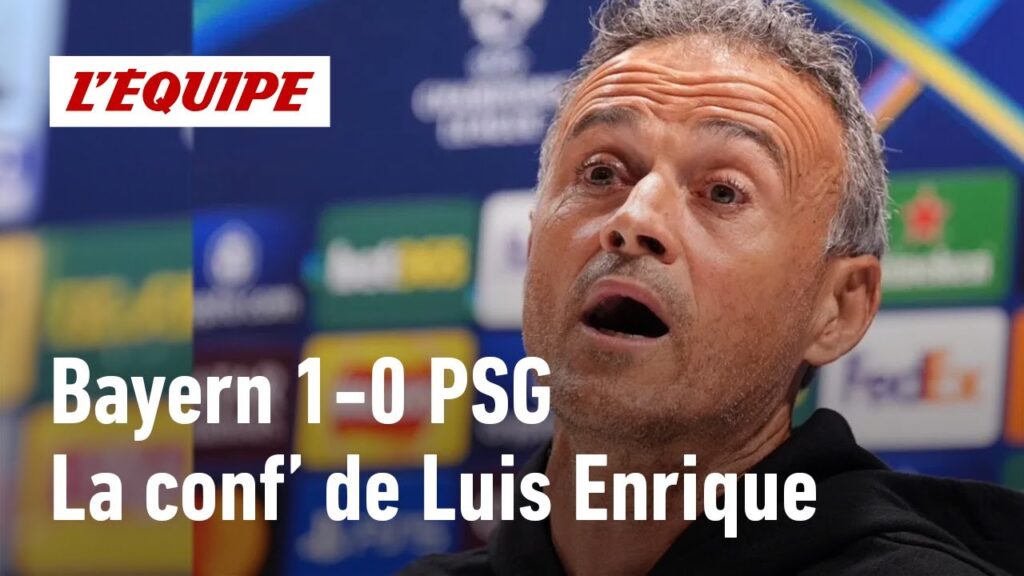 Bayern 1-0 PSG : "L'erreur de Safonov ? S'il y a un coupable, c'est moi", assume Luis Enrique