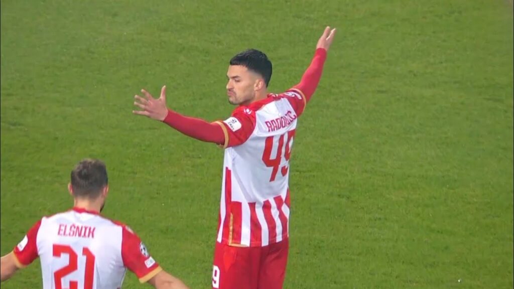 Nemanja Radonjić Double Goal vs Stuttgart, Crvena Zvezda vs Stuttgart Highlights, Champions League