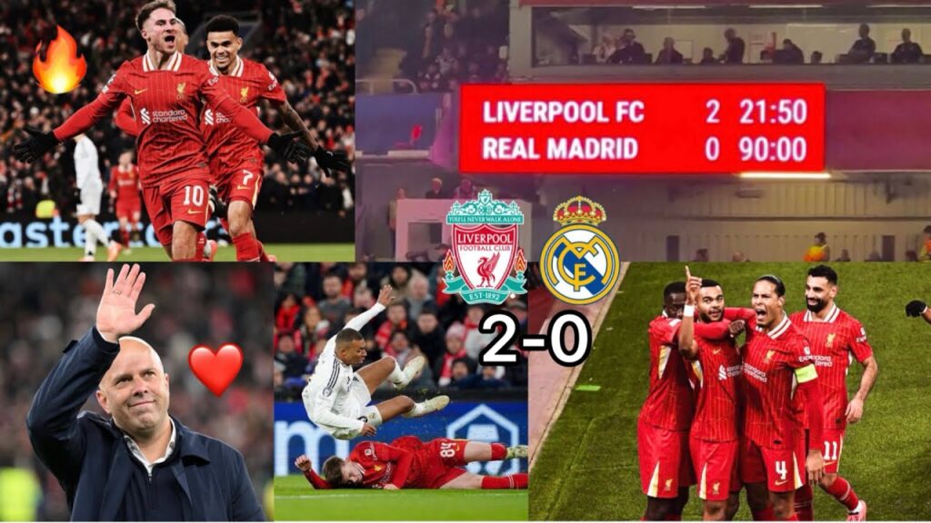 Crazy Night With Fans at anfield Liverpool against Real Madrid Champions League ✨ Crazy Night With Fans at anfield Liverpool against Real Madrid Champions League ✨