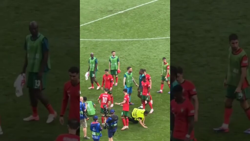 A Stewart tackles Gonçalo ramos #euro2024 #footballfunny #ronaldo