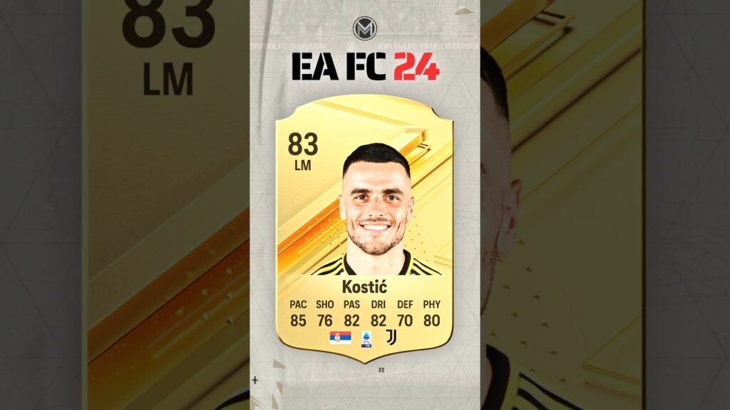 Filip Kostic 🇷🇸 FIFA Evolution 🔥 FIFA 13 - FC 24 #fc24 #fifa #shorts