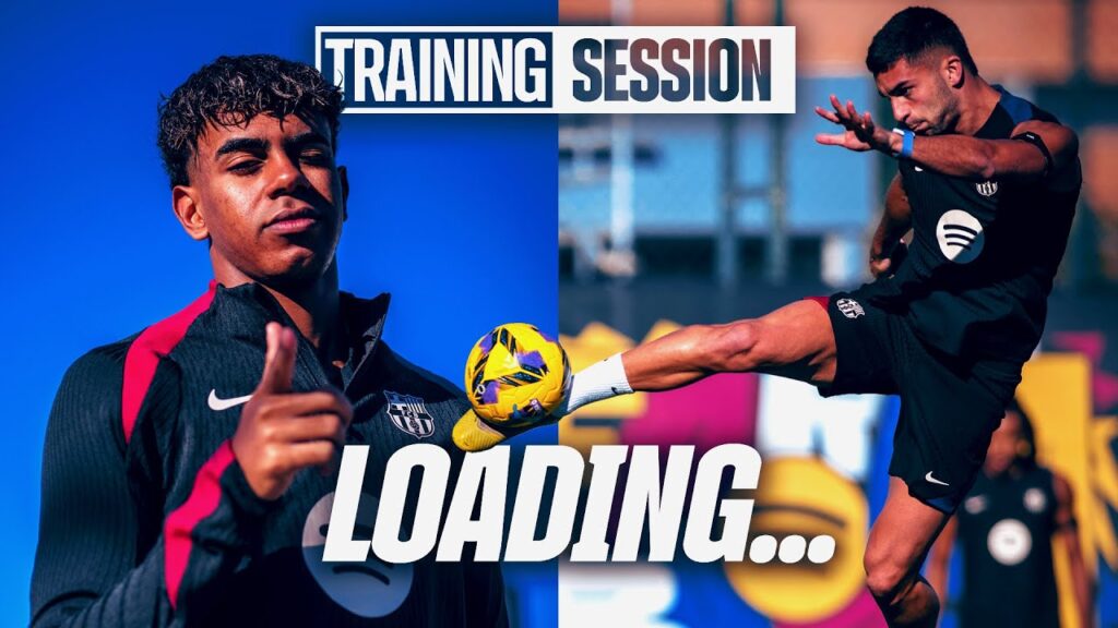 LAMINE, FERRAN TORRES & ARAUJO Gaining Ground | FC Barcelona Training 🔵🔴