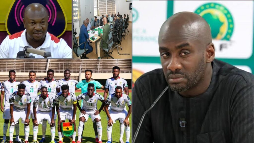 Coach Otto Addo presents his report to the EXCO