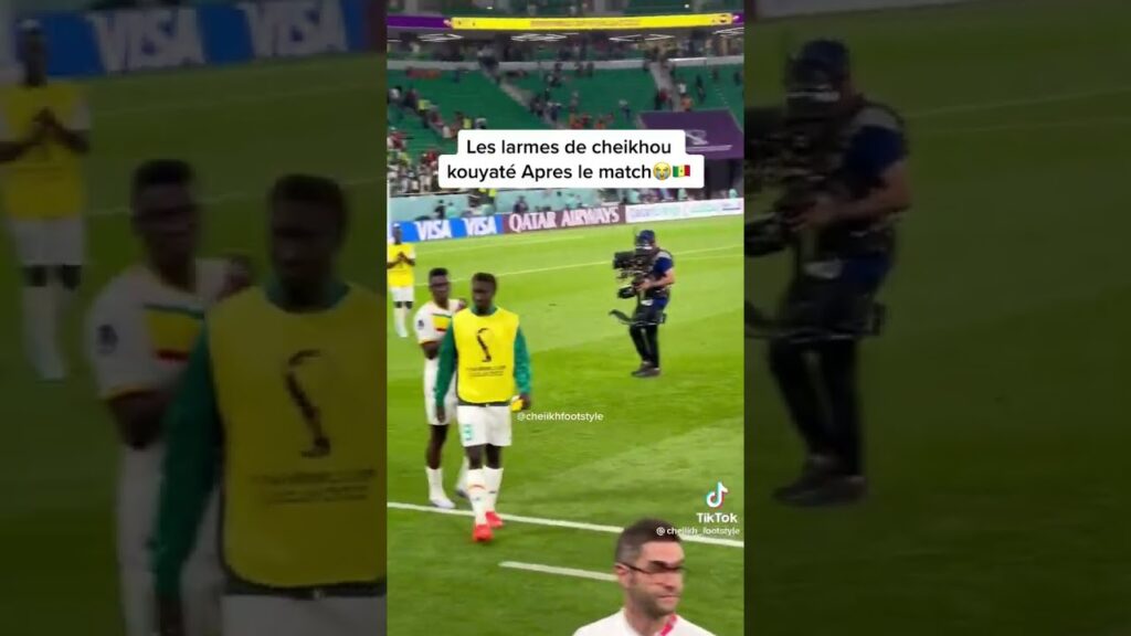 Les larmes de cheikhou kouyate c’est triste ndaysan 😭😭😭