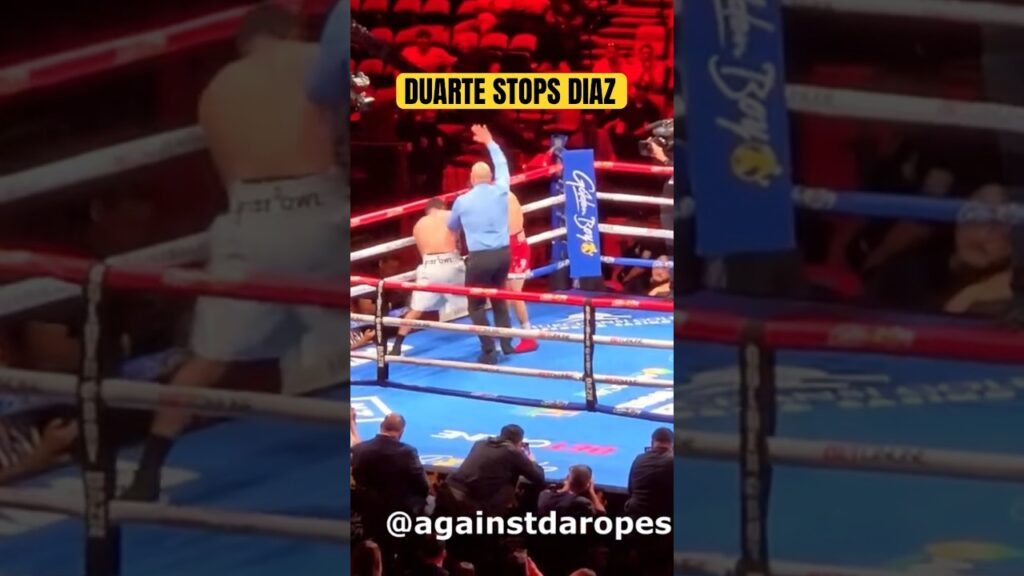 Oscar Duarte STOPS Jojo Diaz in the 9th