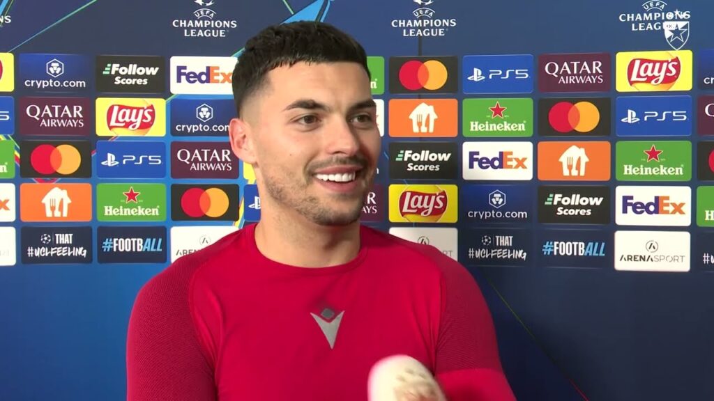 Radonjić posle Štutgarta: Najbolja utakmica u Ligi šampiona, golove posvećujem navijačima