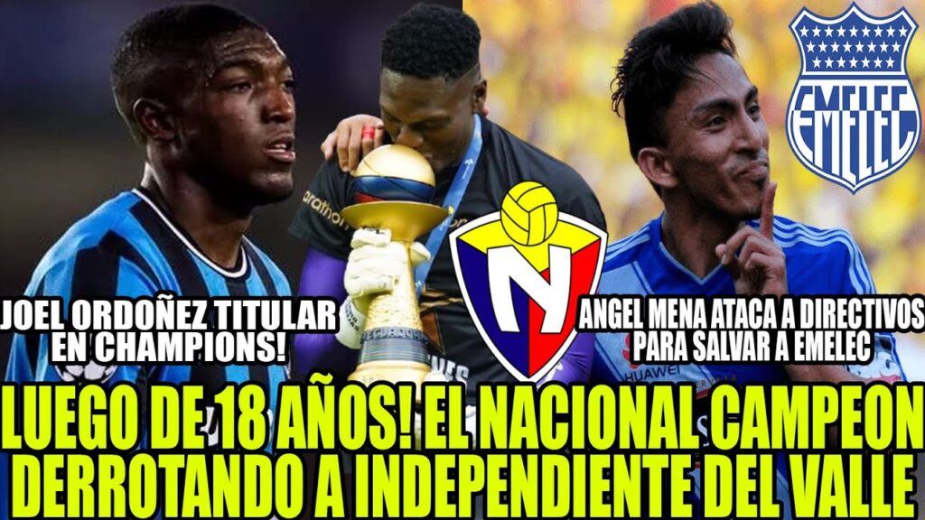 LUEGO DE 18 AÑOS! EL NACIONAL CAMPEON DE COPA ECUADOR! ANGEL MENA ATACA A DIRECTIVOS DE EMELEC Y MAS LUEGO DE 18 AÑOS! EL NACIONAL CAMPEON DE COPA ECUADOR! ANGEL MENA ATACA A DIRECTIVOS DE EMELEC Y MAS