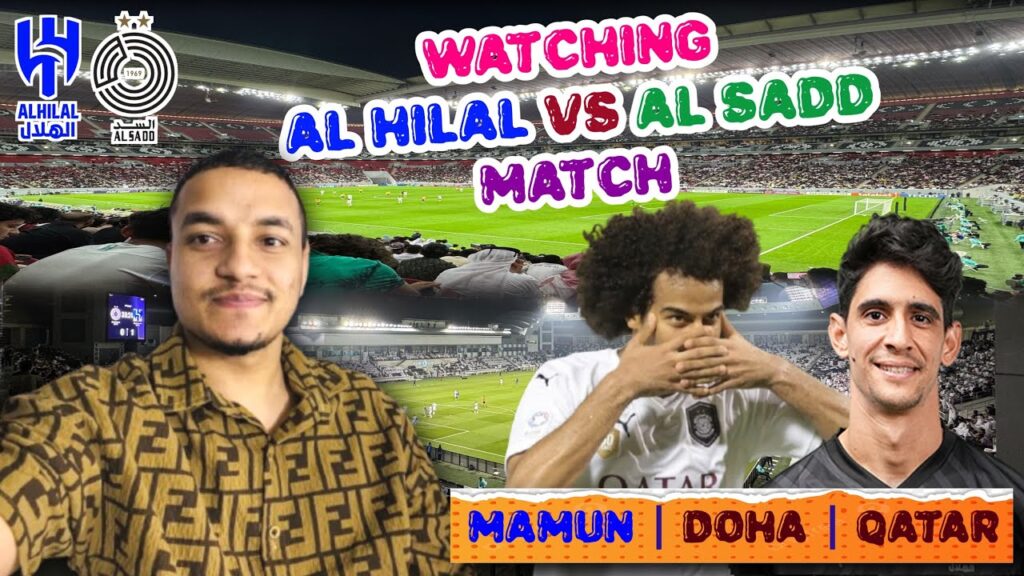 watching al hilal vs al sadd match | Yassine Bounou | Akram Afif #football #sports #afc