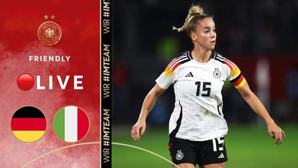 LIVE 🔴 Germany vs. Italy | International Friendly