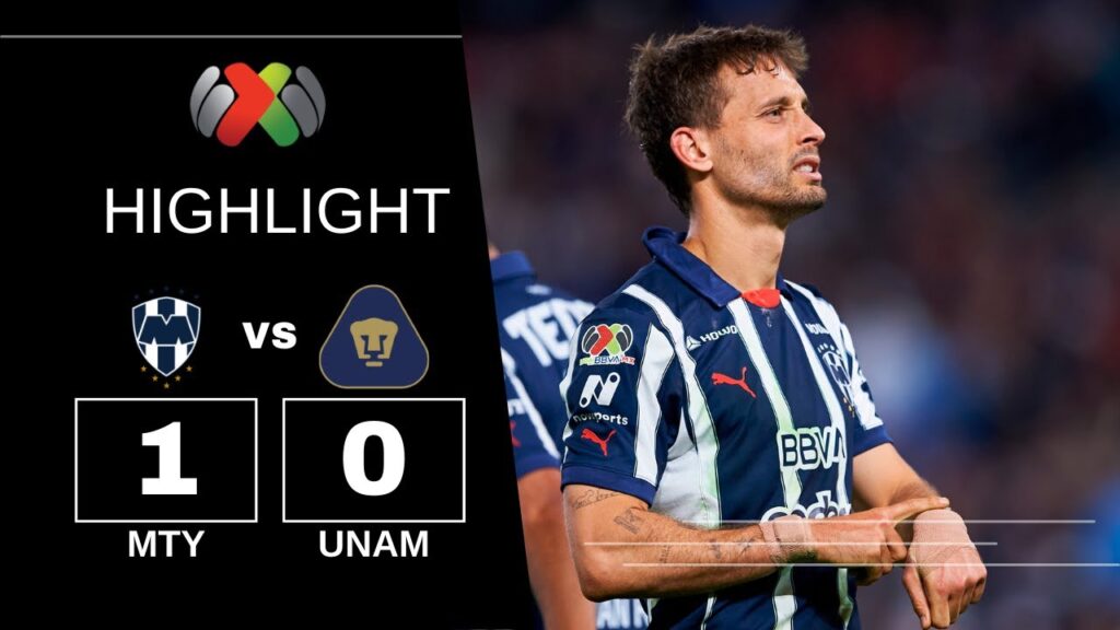 Monterrey 1-0 Pumas UNAM | Highlights & Goals | Liga MX 2024