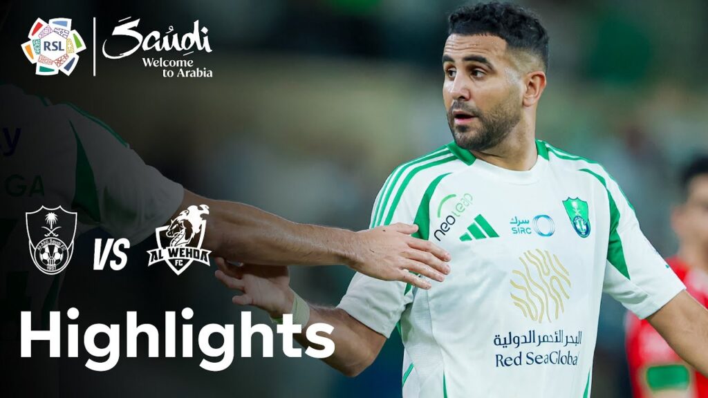 Mahrez bags all 3 points for Al Ahli🟢 | Al Ahli 1 - 0 Al Wehda | Highlights presented by Visit Saudi